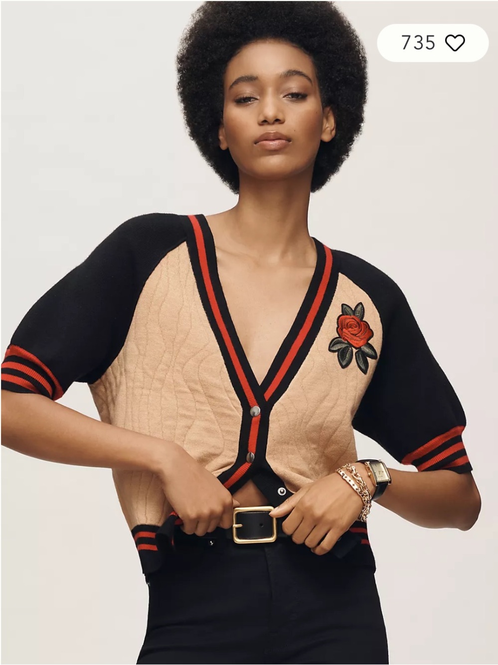 Rare‼️ EUC Maeve Sporty Short-Sleeve
Cardigan Sweater